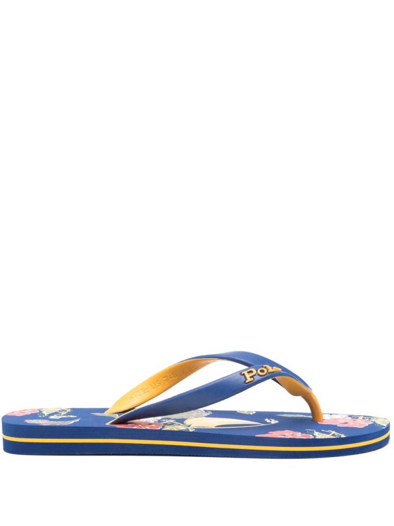 Polo Ralph Lauren Bolt flip flops - Blue von Polo Ralph Lauren