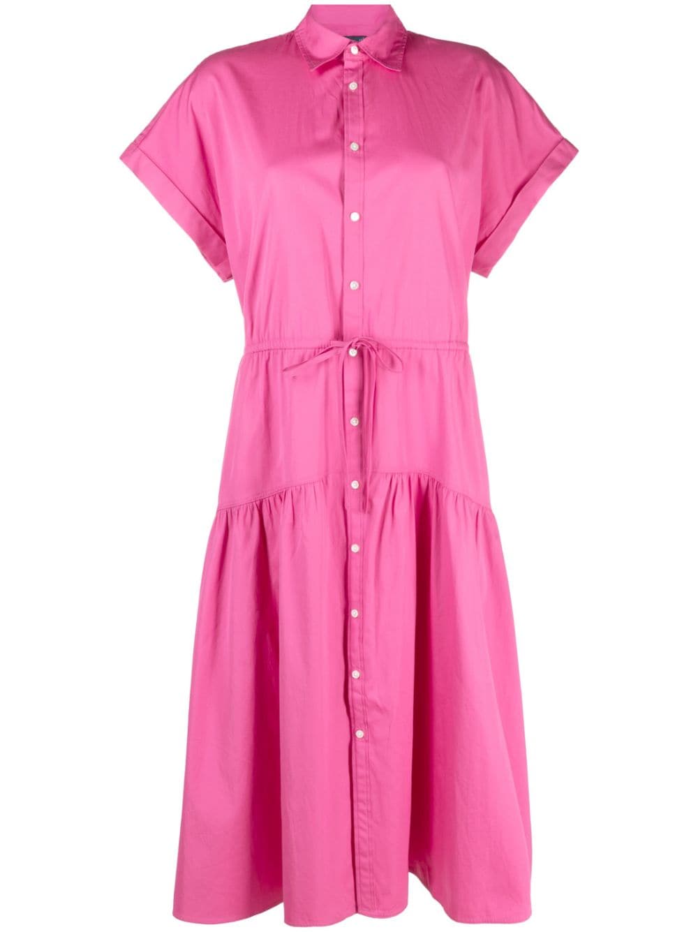 Polo Ralph Lauren Canna tiered cotton shirtdress - Pink von Polo Ralph Lauren