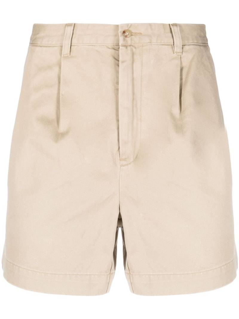 Polo Ralph Lauren Cormac pleat-detailing shorts - Neutrals von Polo Ralph Lauren