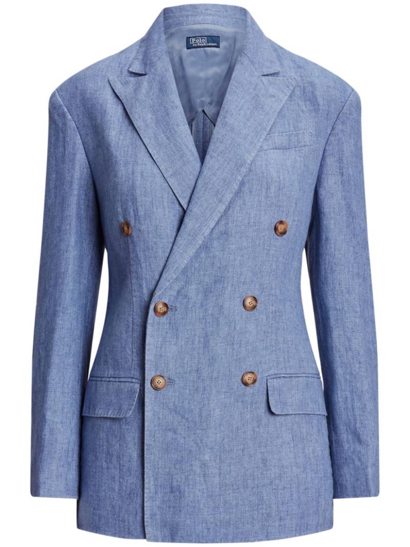 Polo Ralph Lauren Delave double-breasted blazer - Blue von Polo Ralph Lauren