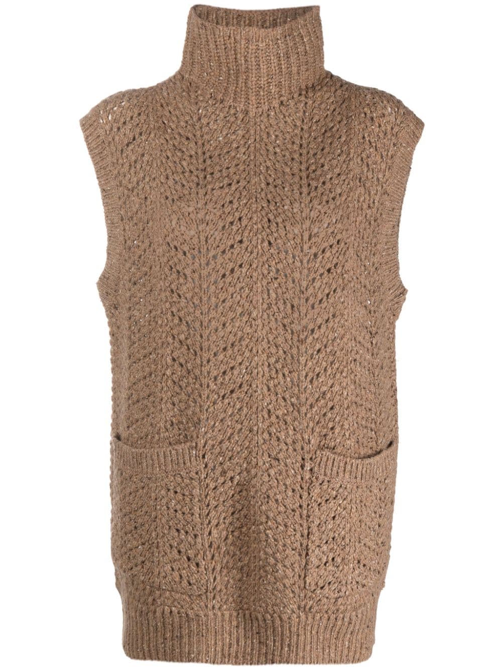 Polo Ralph Lauren Donegal open-knit vest - Brown von Polo Ralph Lauren