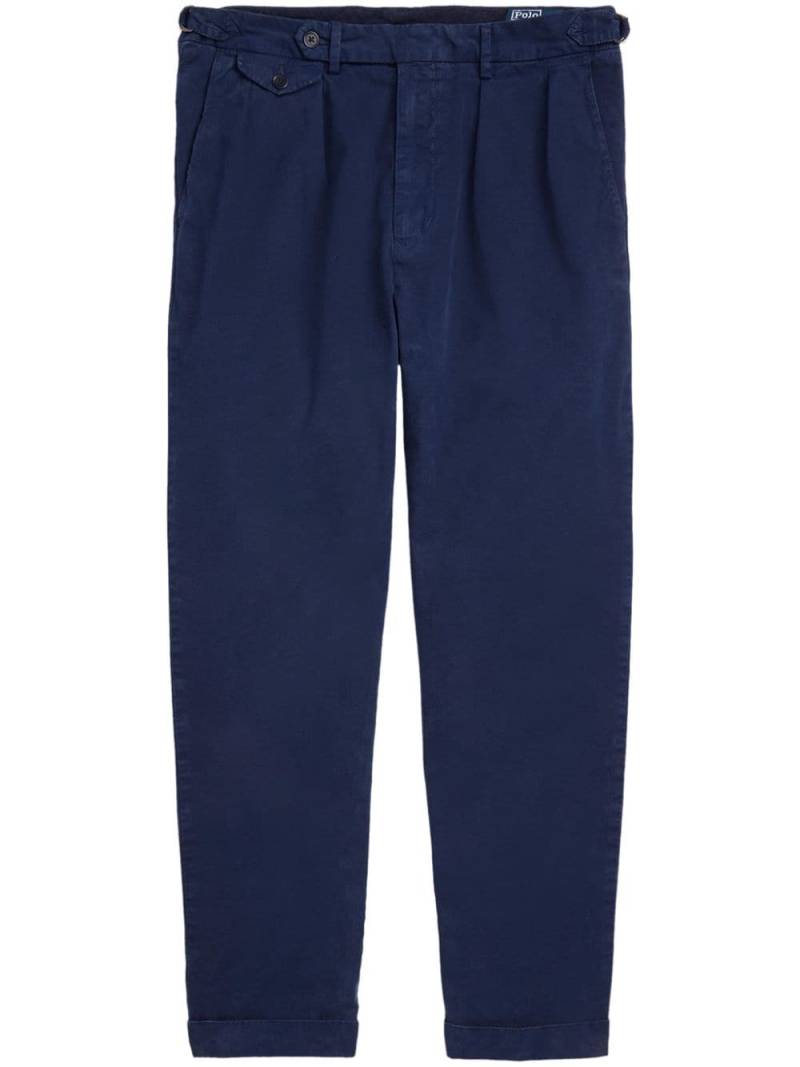 Polo Ralph Lauren Featherweight cotton-twill tennis trousers - Blue von Polo Ralph Lauren