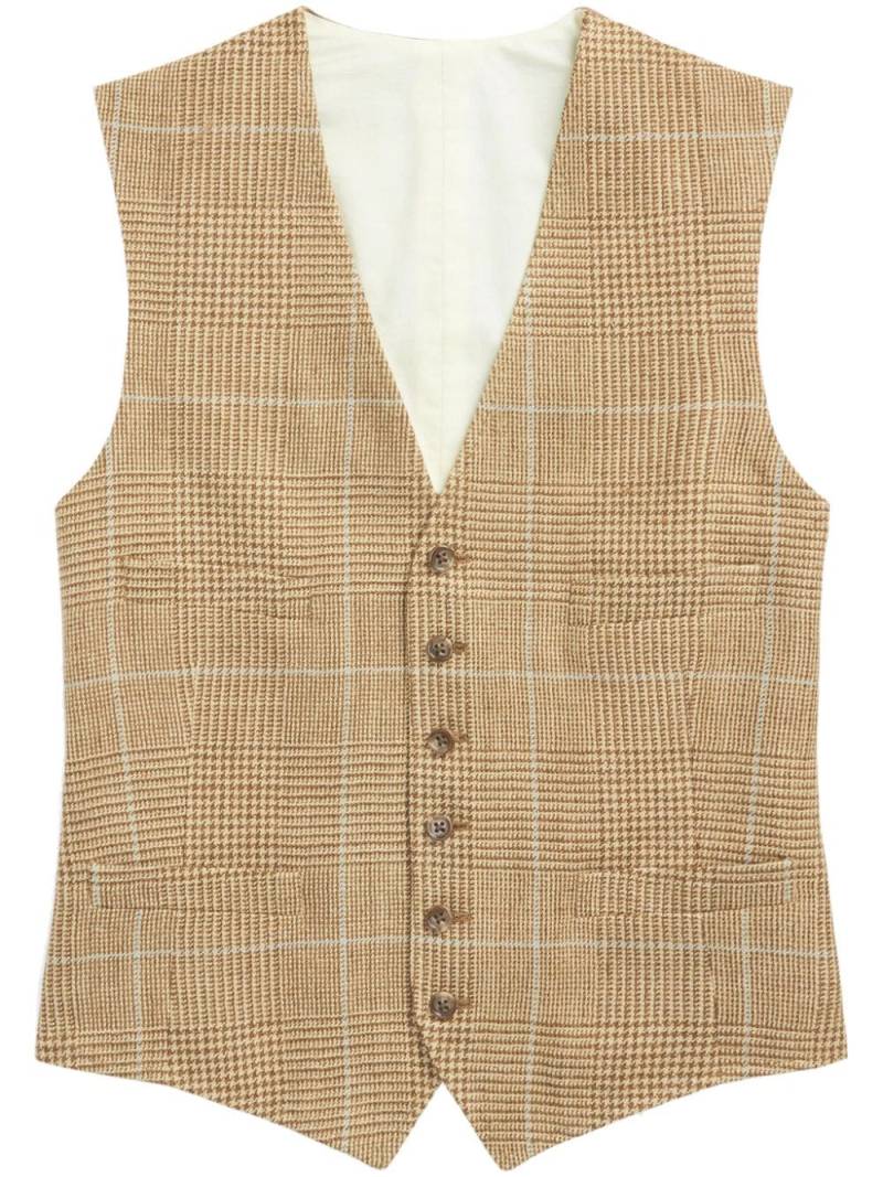Polo Ralph Lauren Glenplaid checked waistcoat - Neutrals von Polo Ralph Lauren