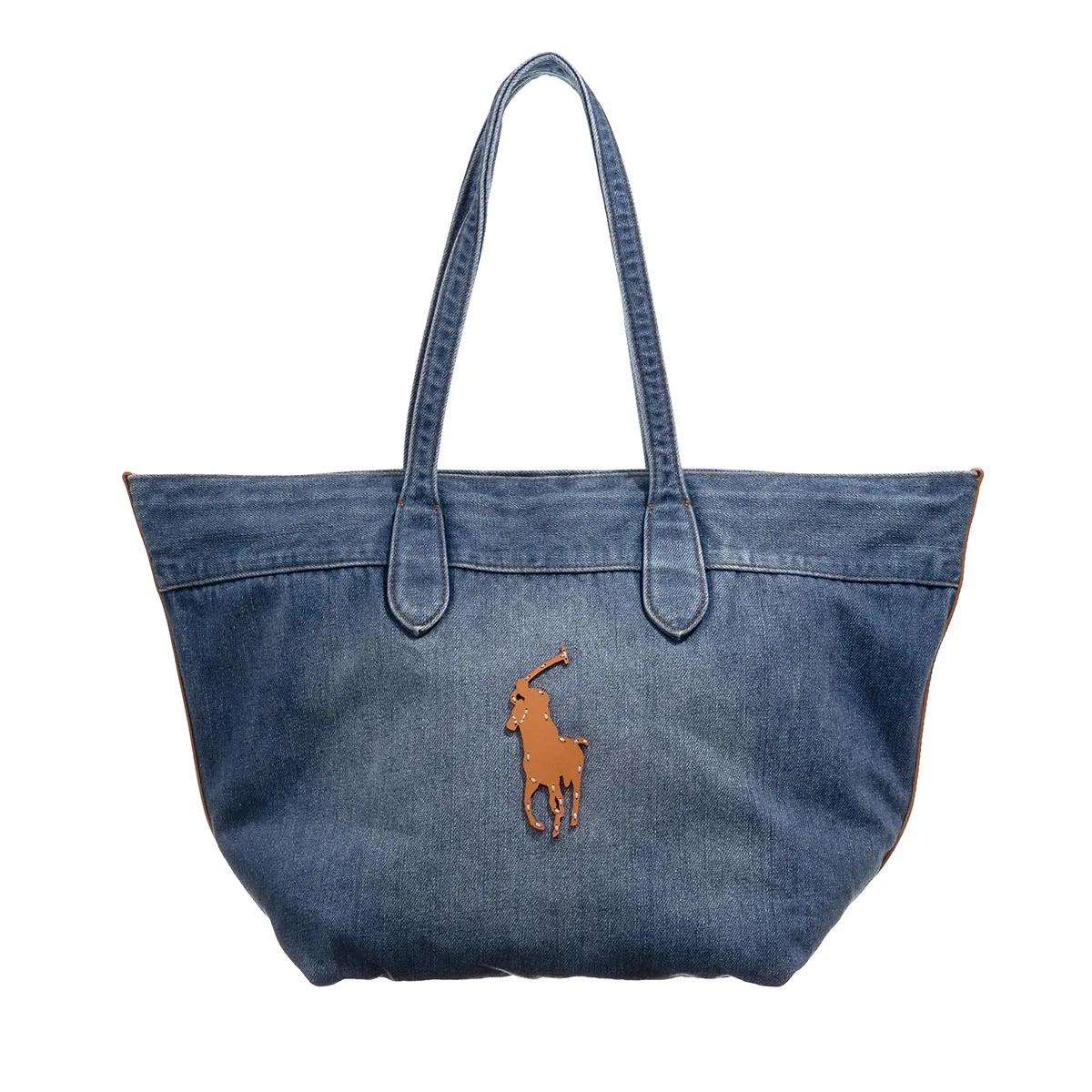 Polo Ralph Lauren Handtasche - Md Blpt Tte-Tote-Medium - Gr. unisize - in Blau - für Damen von Polo Ralph Lauren