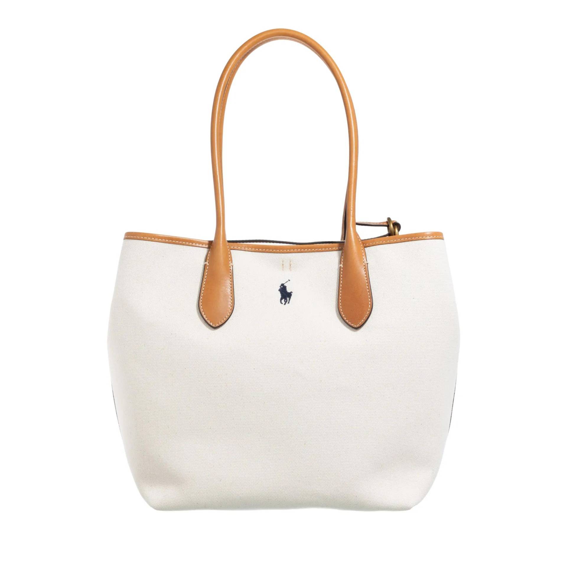 Polo Ralph Lauren Handtasche - Md Blpt Tte-Tote-Medium - Gr. unisize - in Creme - für Damen von Polo Ralph Lauren