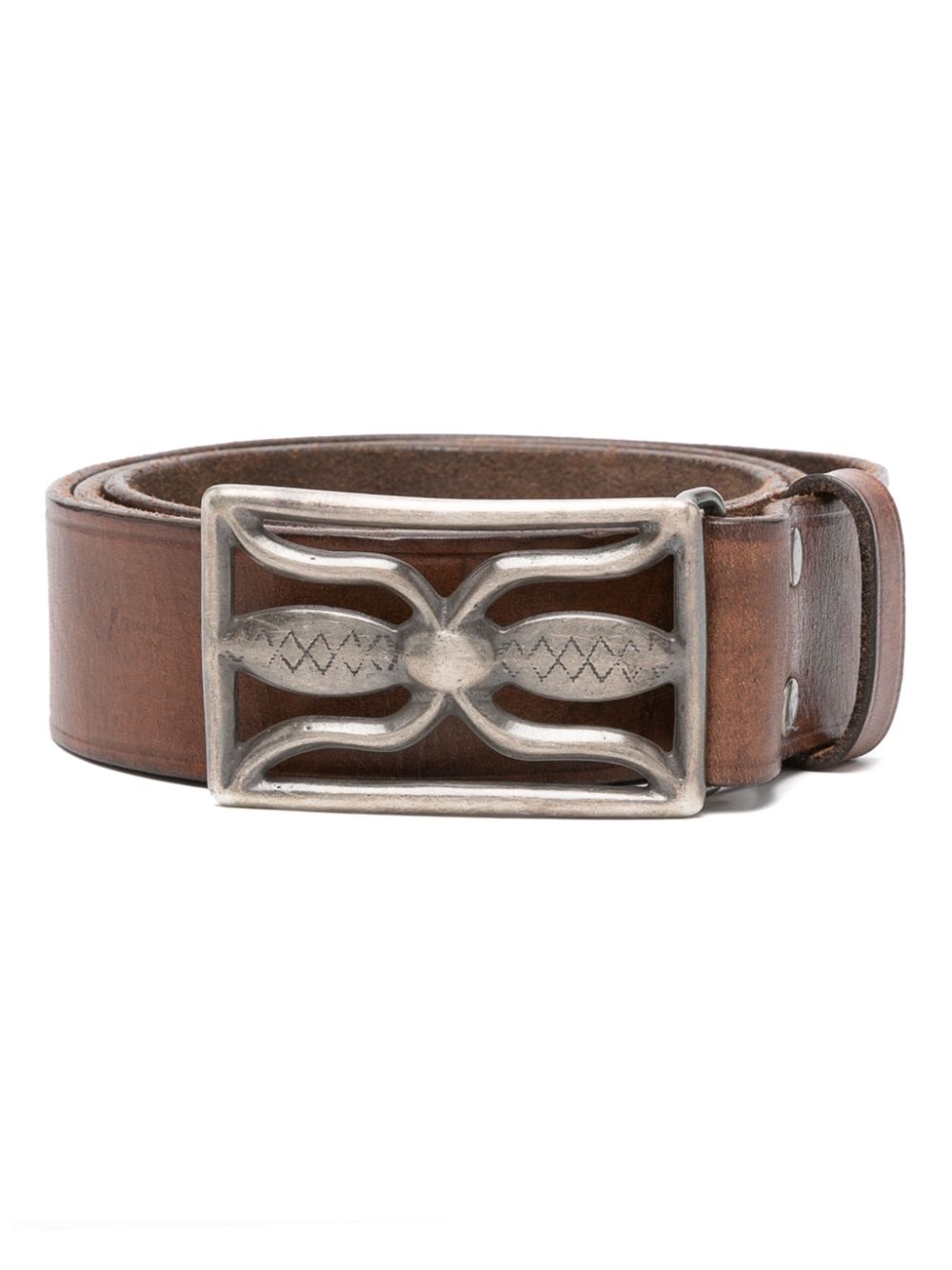 Polo Ralph Lauren Hawkins leather belt - Brown von Polo Ralph Lauren