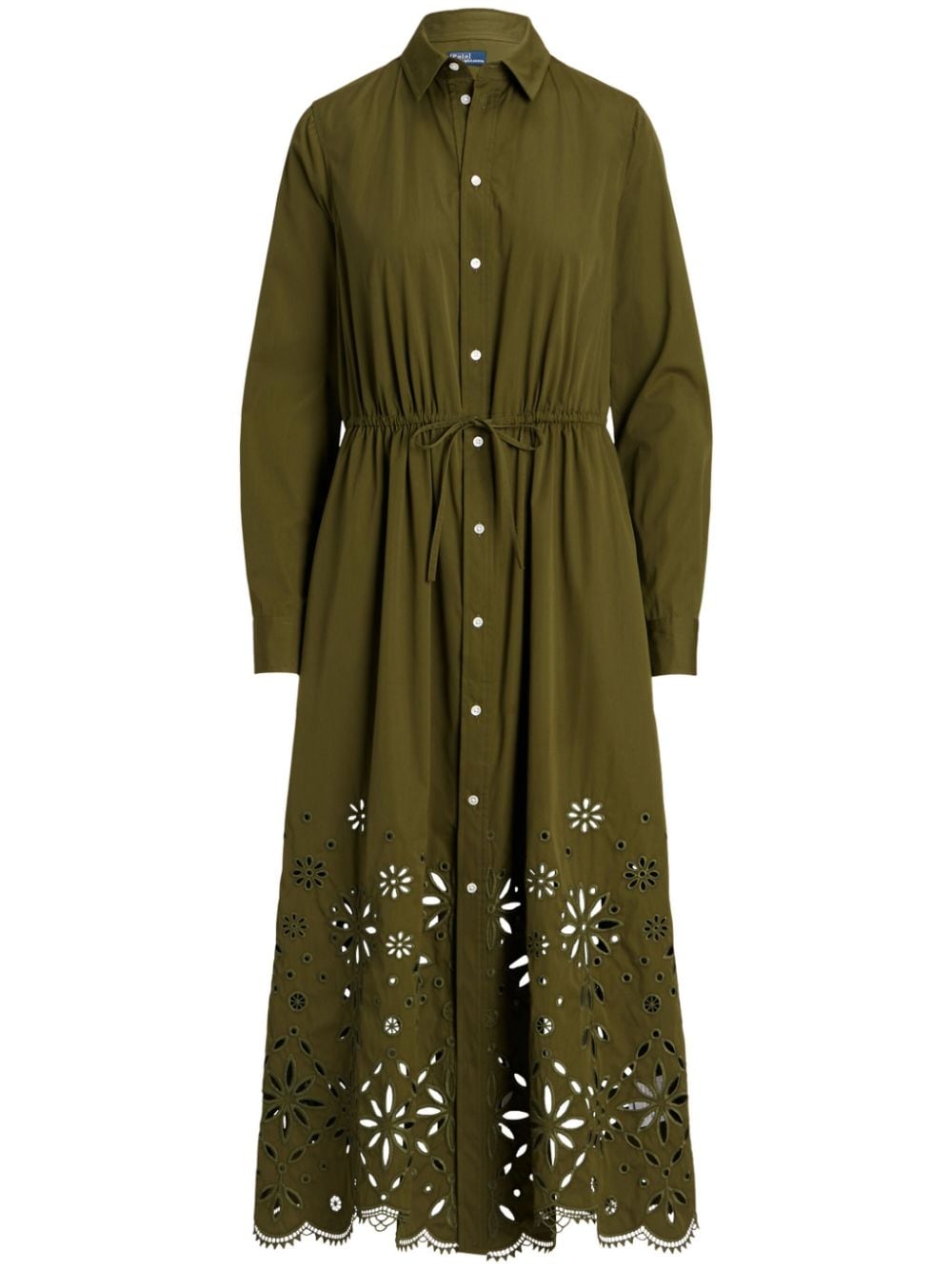 Polo Ralph Lauren Jessica broderie-anglaise cotton shirtdress - Green von Polo Ralph Lauren