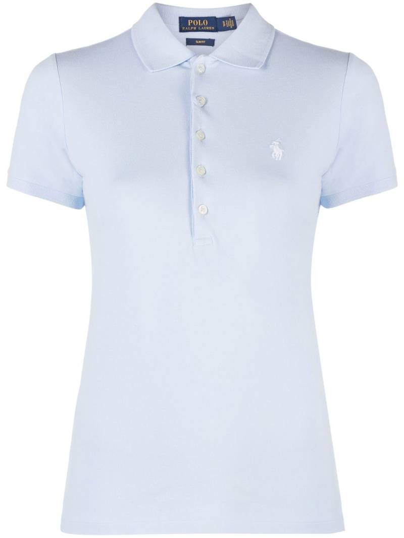 Polo Ralph Lauren Julie slim polo shirt - Blue von Polo Ralph Lauren