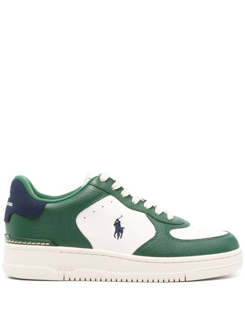 Polo Ralph Lauren Masters leather sneakers - Green von Polo Ralph Lauren