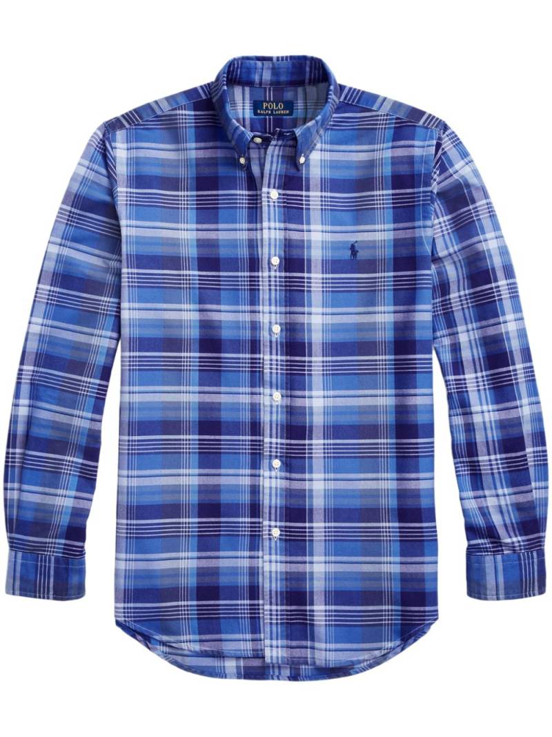 Polo Ralph Lauren Oxford plaid cotton shirt - Blue von Polo Ralph Lauren