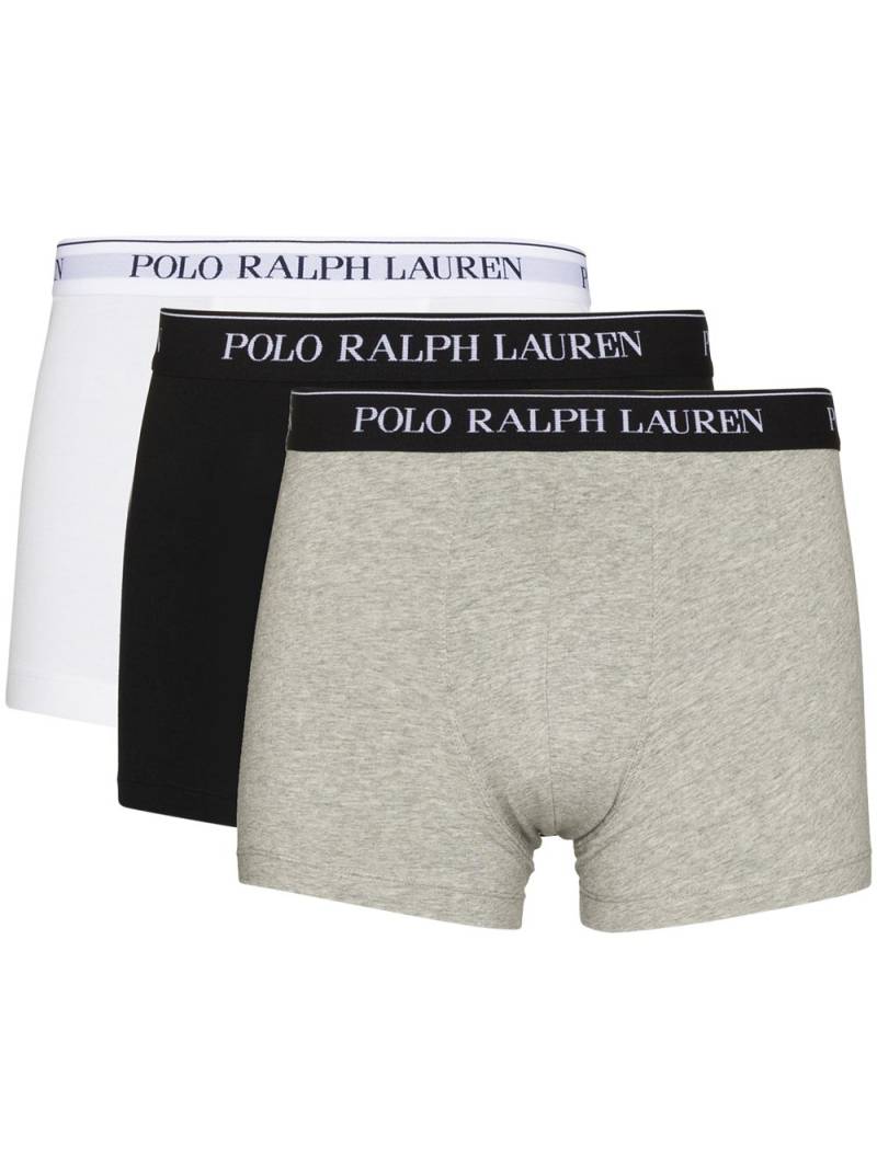 Polo Ralph Lauren pack of 3 logo waistband briefs - Black von Polo Ralph Lauren