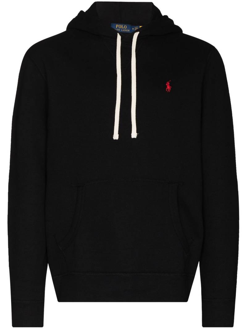 Polo Ralph Lauren embroidered logo hooded sweatshirt - Black von Polo Ralph Lauren