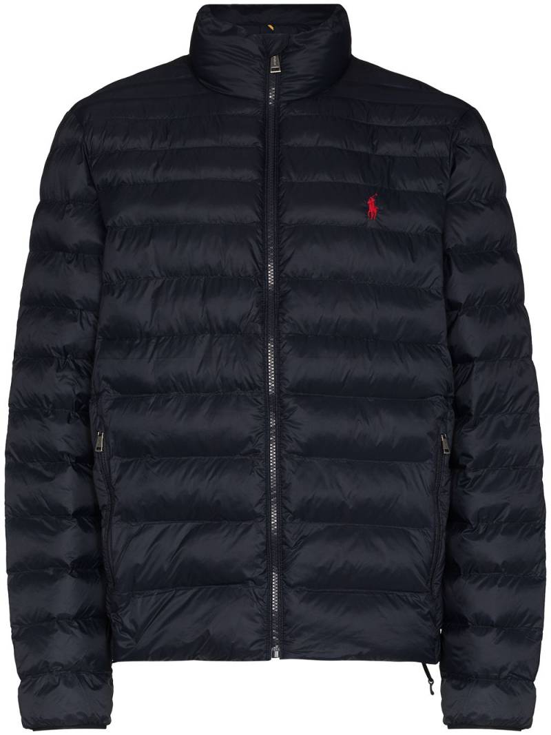 Polo Ralph Lauren Polo Pony padded jacket - Blue von Polo Ralph Lauren