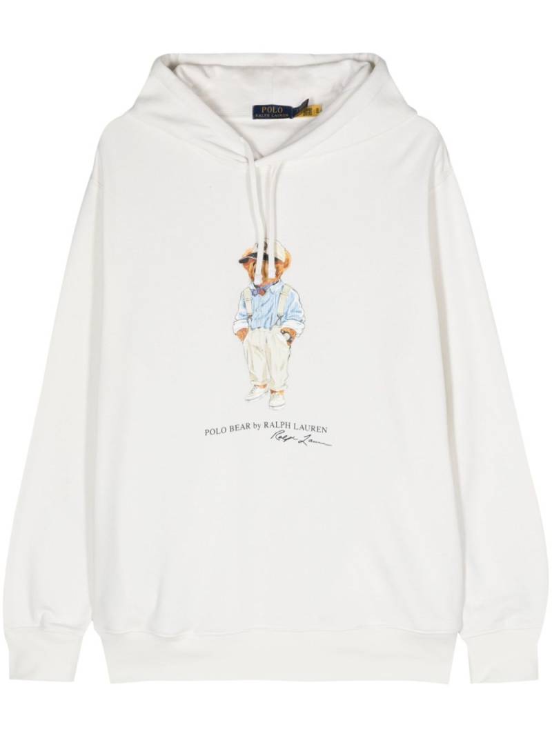 Polo Ralph Lauren Polo Bear drawstring hoodie - White von Polo Ralph Lauren