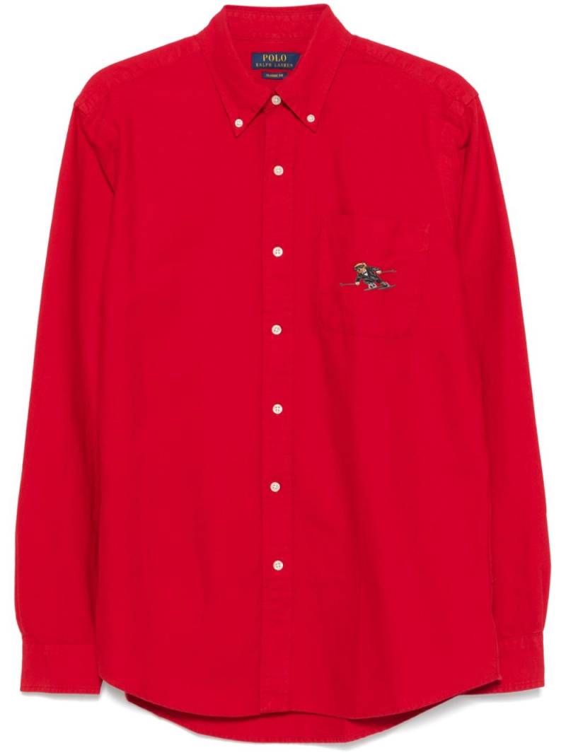 Polo Ralph Lauren Polo Bear-embroidered shirt von Polo Ralph Lauren