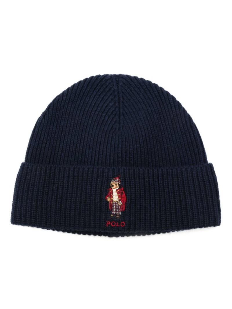 Polo Ralph Lauren Polo Bear-motif beanie hat - Blue von Polo Ralph Lauren