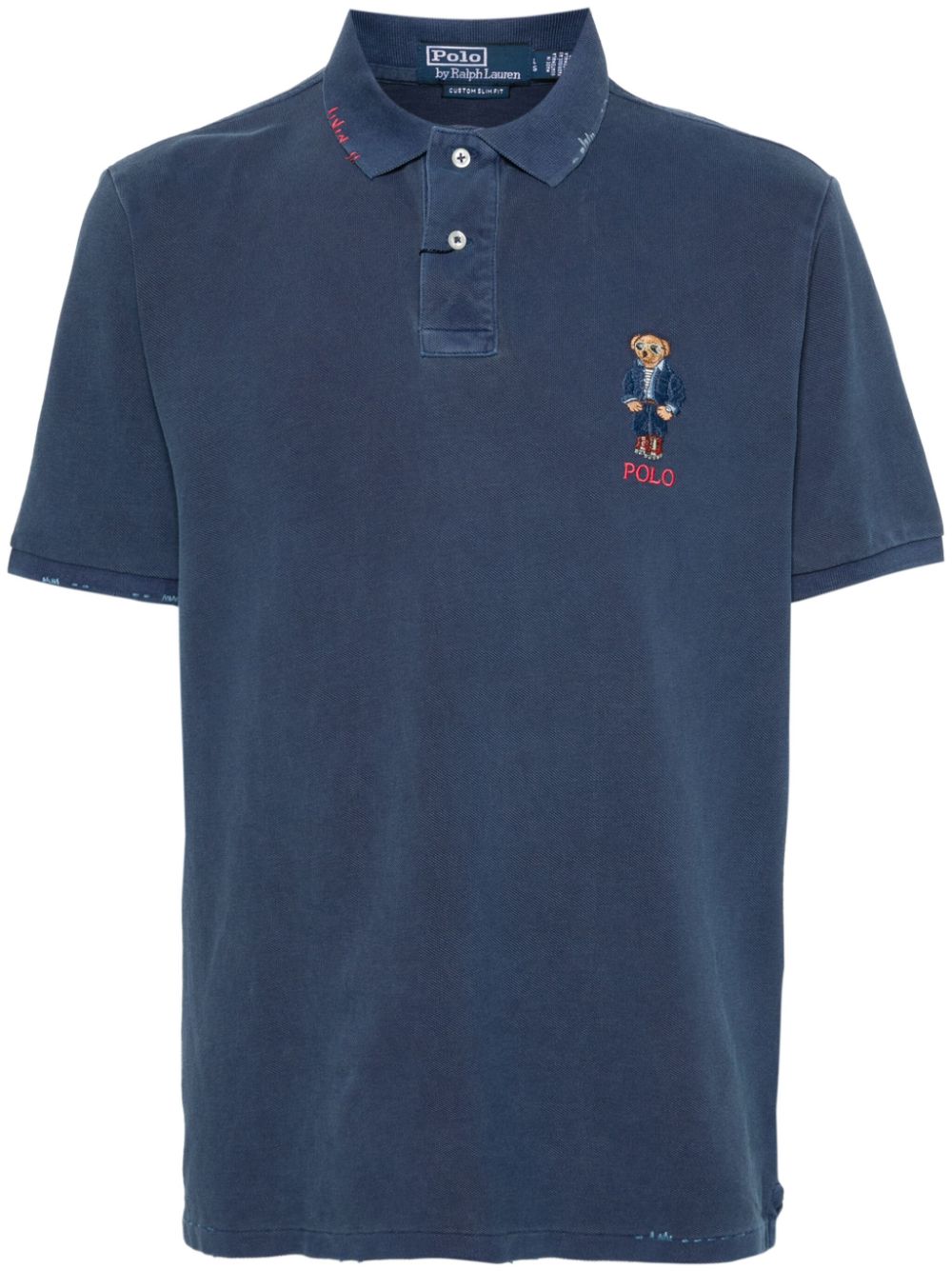 Polo Ralph Lauren Polo Bear-motif polo shirt - Blue von Polo Ralph Lauren