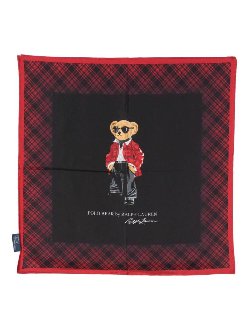 Polo Ralph Lauren Polo Bear silk scarf - Black von Polo Ralph Lauren