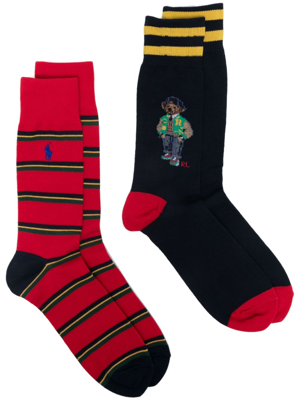 Polo Ralph Lauren Polo Bear socks (pack of two) - Blue von Polo Ralph Lauren