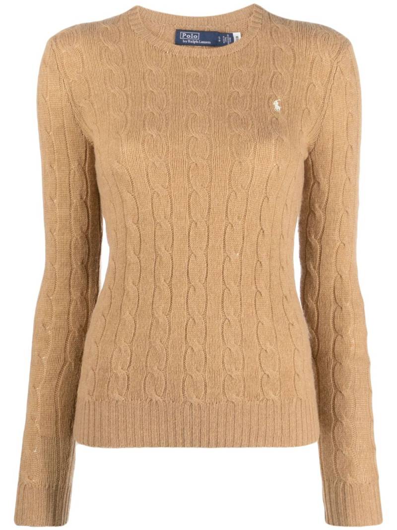 Polo Ralph Lauren Polo Pony cable-knit jumper - Neutrals von Polo Ralph Lauren