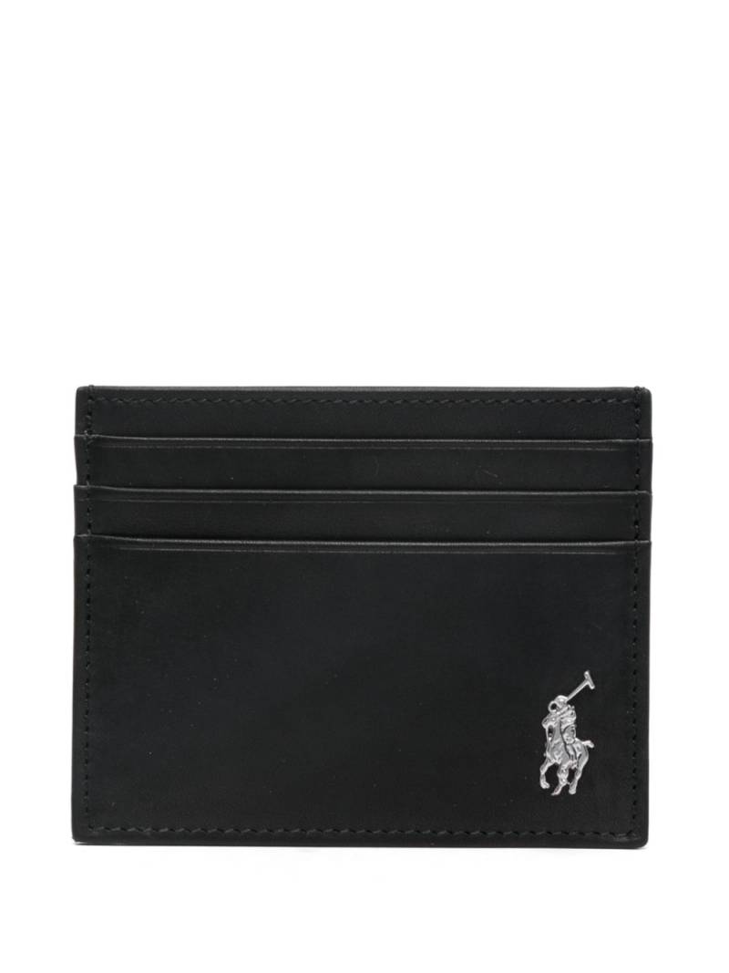 Polo Ralph Lauren Polo Pony card holder - Black von Polo Ralph Lauren