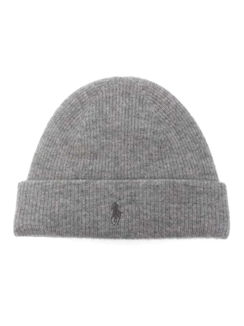 Polo Ralph Lauren Polo Pony cashmere beanie - Grey von Polo Ralph Lauren