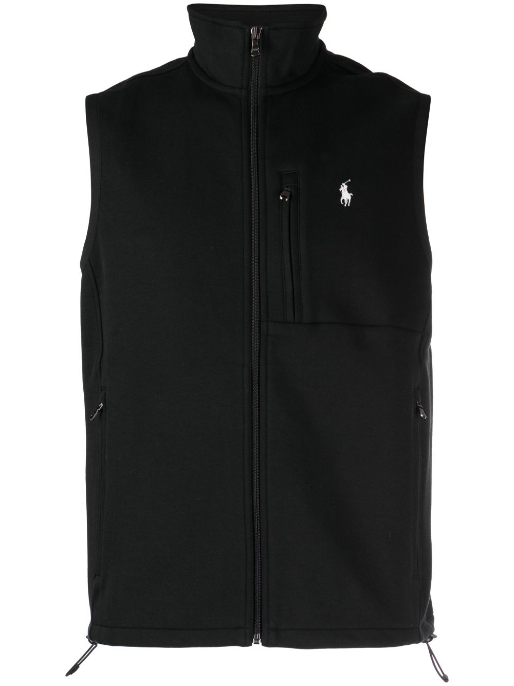 Polo Ralph Lauren Polo Pony cotton-blend vest - Black von Polo Ralph Lauren