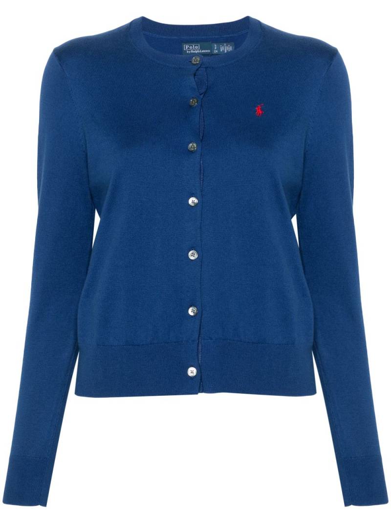 Polo Ralph Lauren Polo Pony crew-neck cardigan - Blue von Polo Ralph Lauren