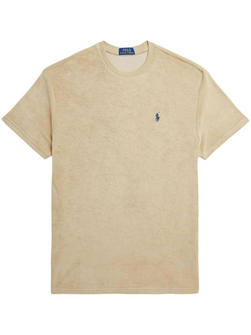 Polo Ralph Lauren Polo Pony-embroidered T-shirt - Neutrals von Polo Ralph Lauren