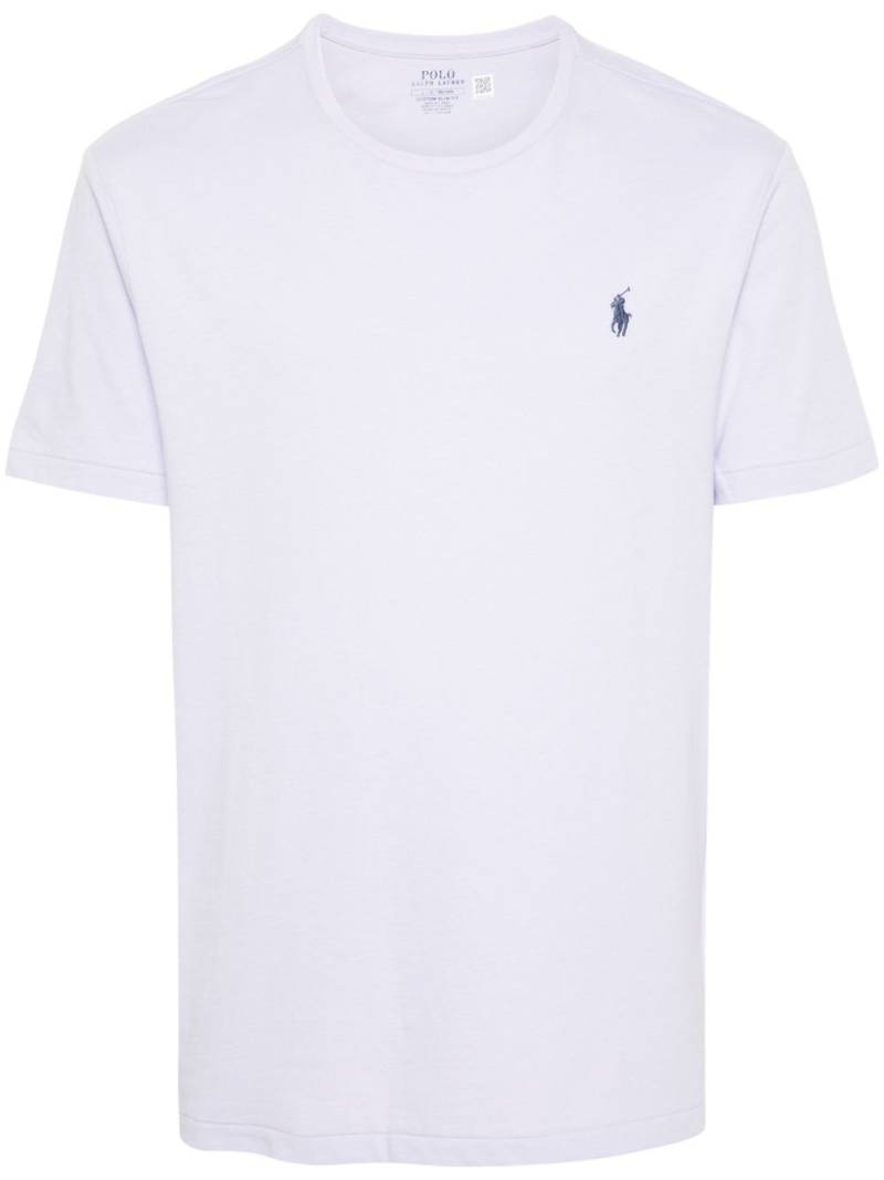 Polo Ralph Lauren Polo Pony-embroidered T-shirt - Purple von Polo Ralph Lauren