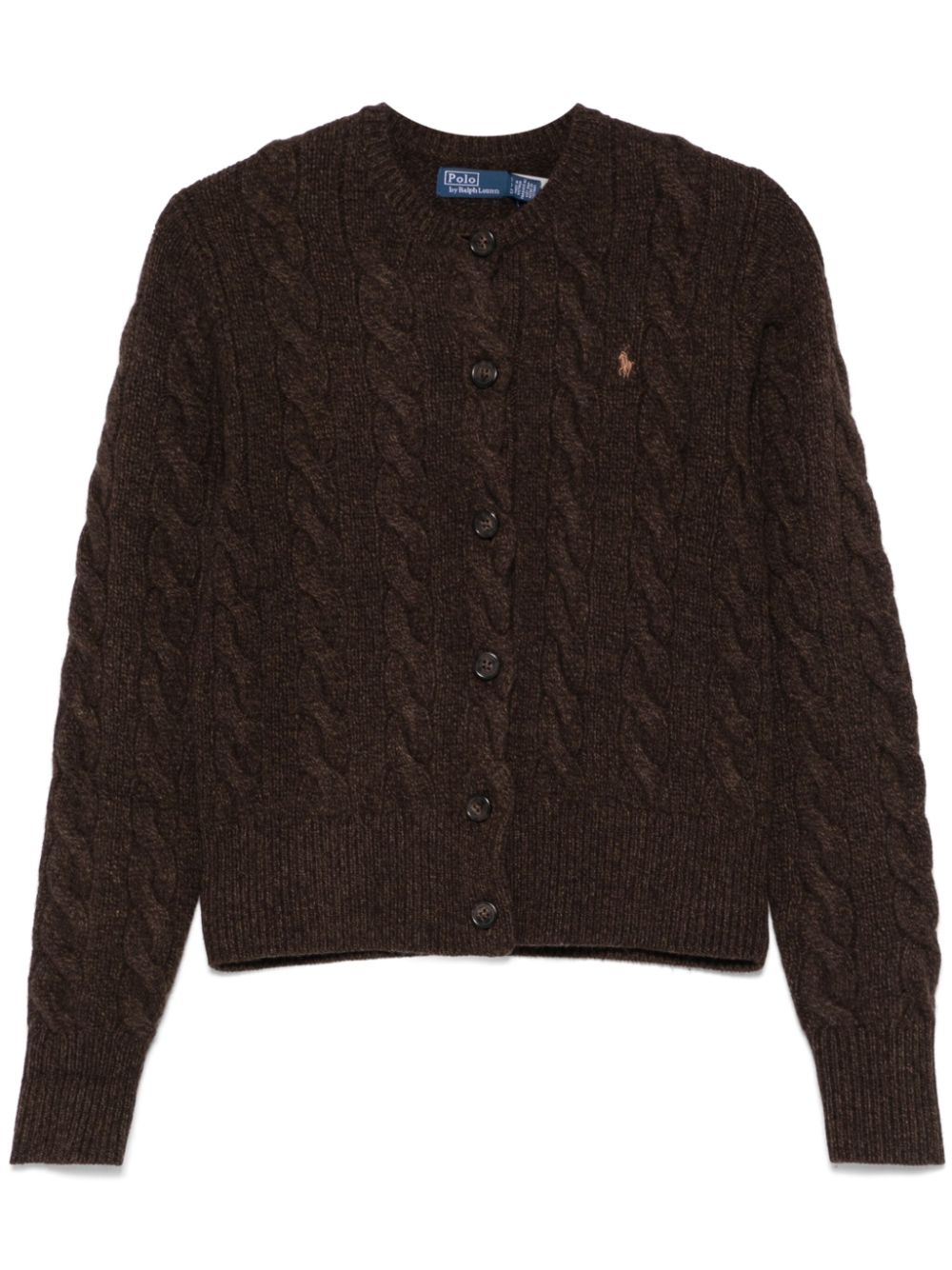 Polo Ralph Lauren Polo Pony-embroidered cardigan - Brown von Polo Ralph Lauren