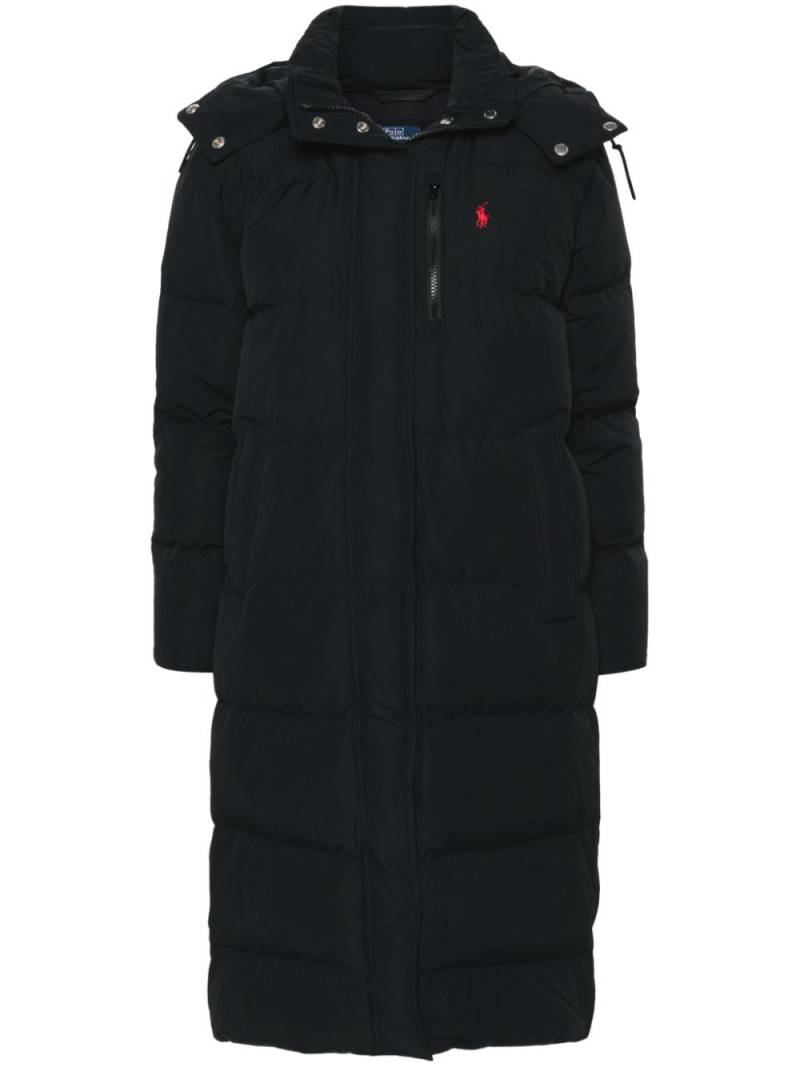 Polo Ralph Lauren Polo Pony-embroidered coat - Black von Polo Ralph Lauren