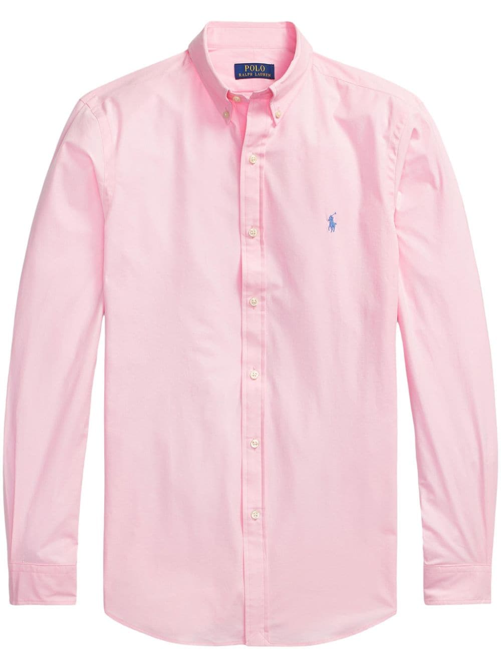 Polo Ralph Lauren Polo Pony-embroidered cotton-blend shirt - Pink von Polo Ralph Lauren