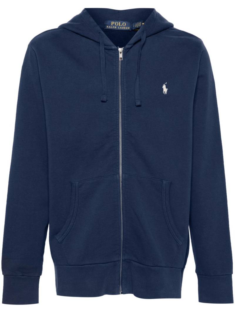 Polo Ralph Lauren Polo Pony-embroidered cotton hoodie - Blue von Polo Ralph Lauren