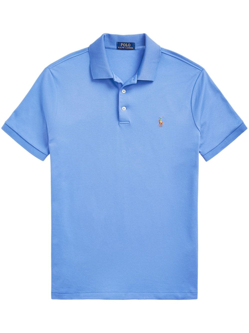 Polo Ralph Lauren Polo Pony-embroidered cotton polo shirt - Blue von Polo Ralph Lauren