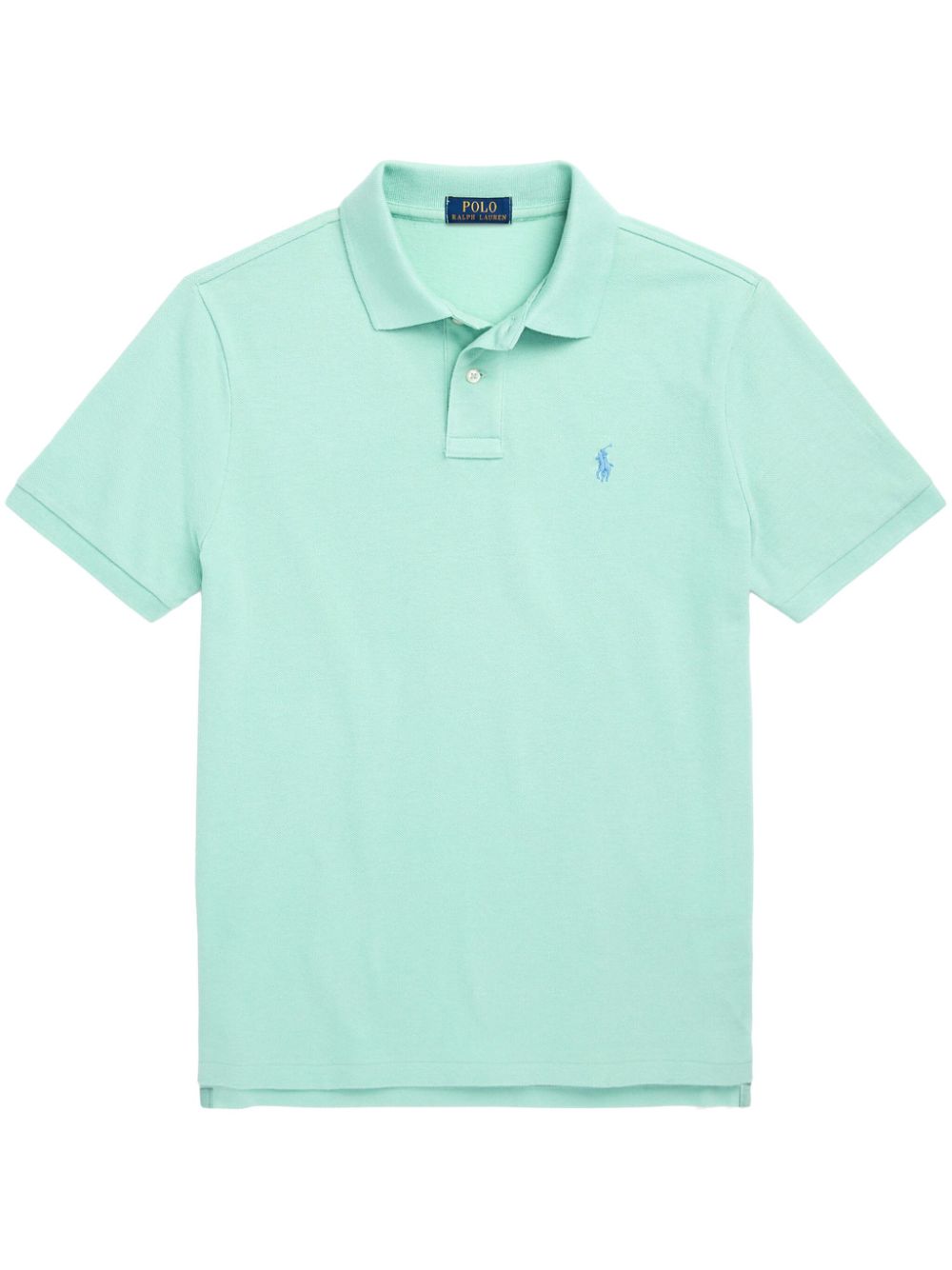 Polo Ralph Lauren Polo Pony-embroidered cotton polo shirt - Blue von Polo Ralph Lauren