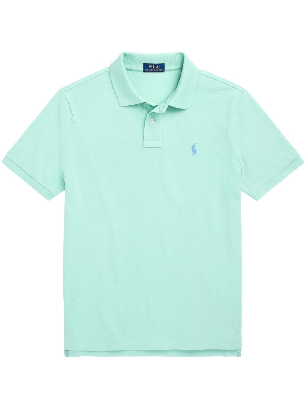 Polo Ralph Lauren Polo Pony-embroidered cotton polo shirt - Blue von Polo Ralph Lauren