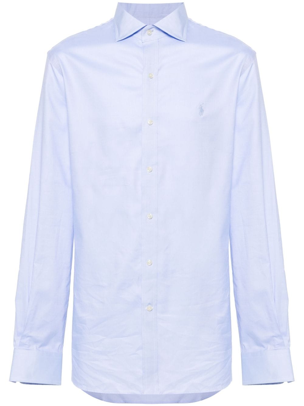 Polo Ralph Lauren Polo Pony-embroidered cotton shirt - Blue von Polo Ralph Lauren