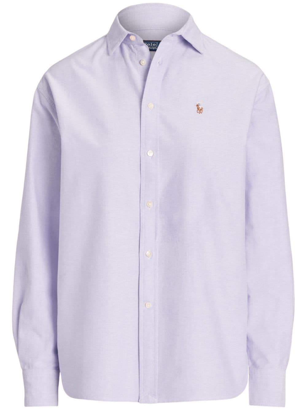 Polo Ralph Lauren Polo Pony-embroidered cotton shirt - Purple von Polo Ralph Lauren