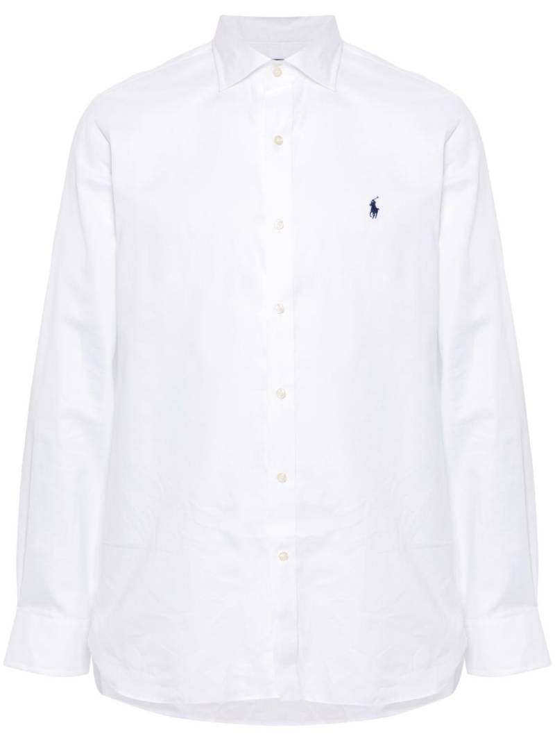 Polo Ralph Lauren Polo Pony-embroidered cotton shirt - White von Polo Ralph Lauren