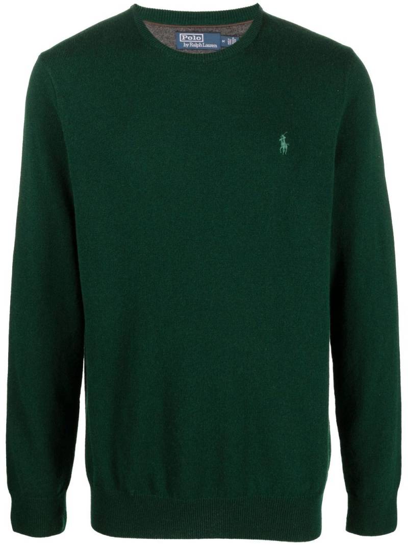 Polo Ralph Lauren Polo-Pony-embroidered jumper - Green von Polo Ralph Lauren