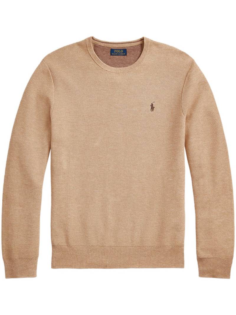 Polo Ralph Lauren Polo Pony-embroidered jumper - Neutrals von Polo Ralph Lauren