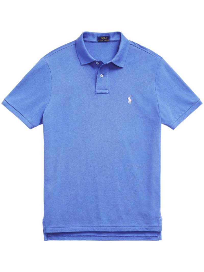 Polo Ralph Lauren Polo Pony-embroidered piqué polo shirt - Blue von Polo Ralph Lauren