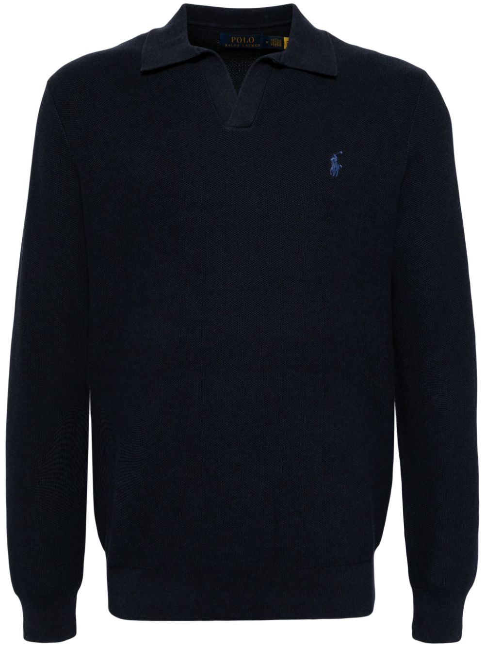 Polo Ralph Lauren Polo Pony-embroidered polo jumper - Blue von Polo Ralph Lauren