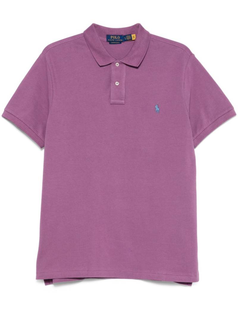 Polo Ralph Lauren Polo Pony-embroidered polo shirt - Purple von Polo Ralph Lauren