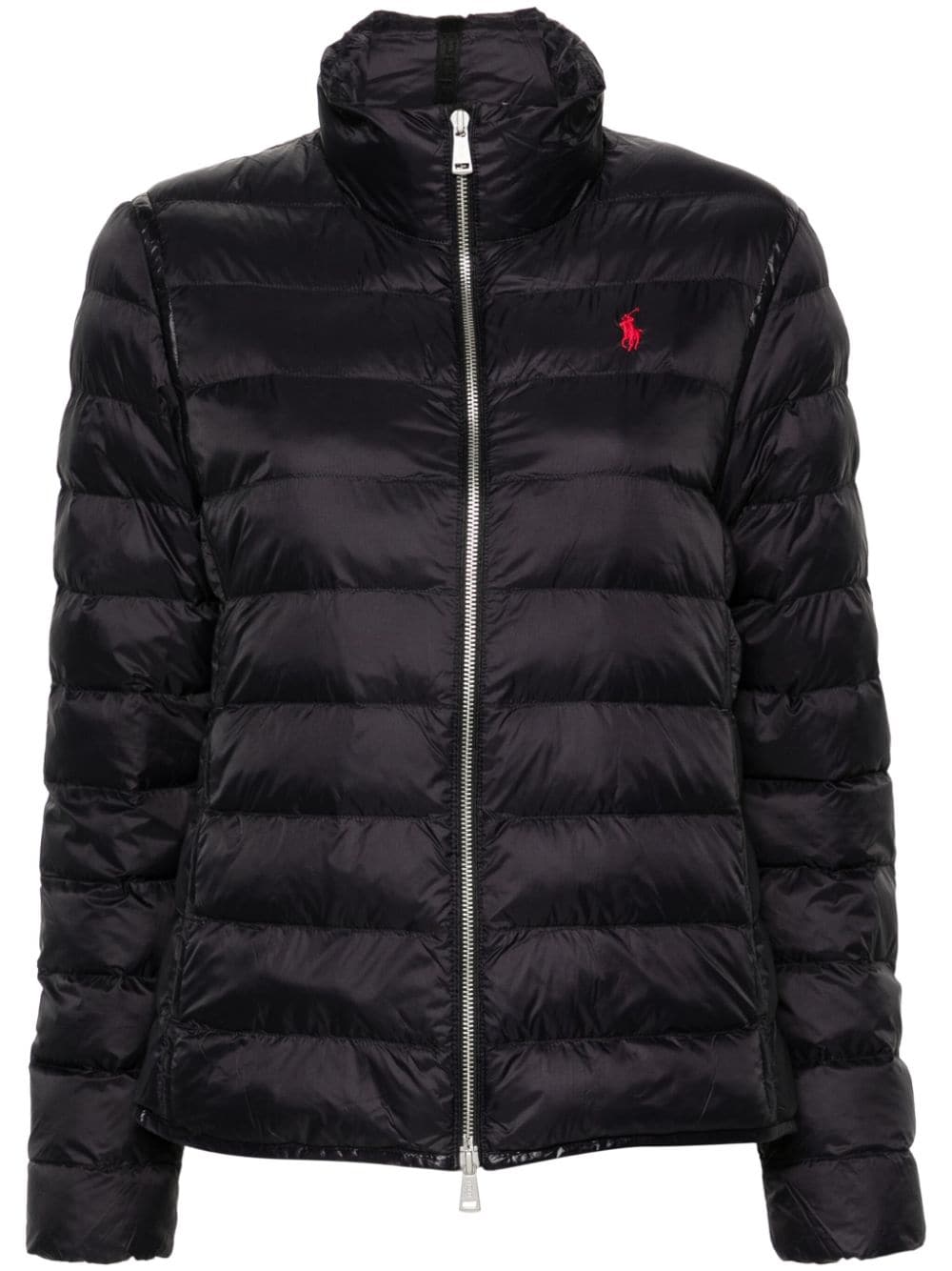 Polo Ralph Lauren Polo Pony-embroidered puffer jacket - Black von Polo Ralph Lauren