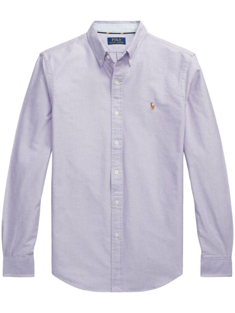 Polo Ralph Lauren Polo Pony-embroidered shirt - Purple von Polo Ralph Lauren