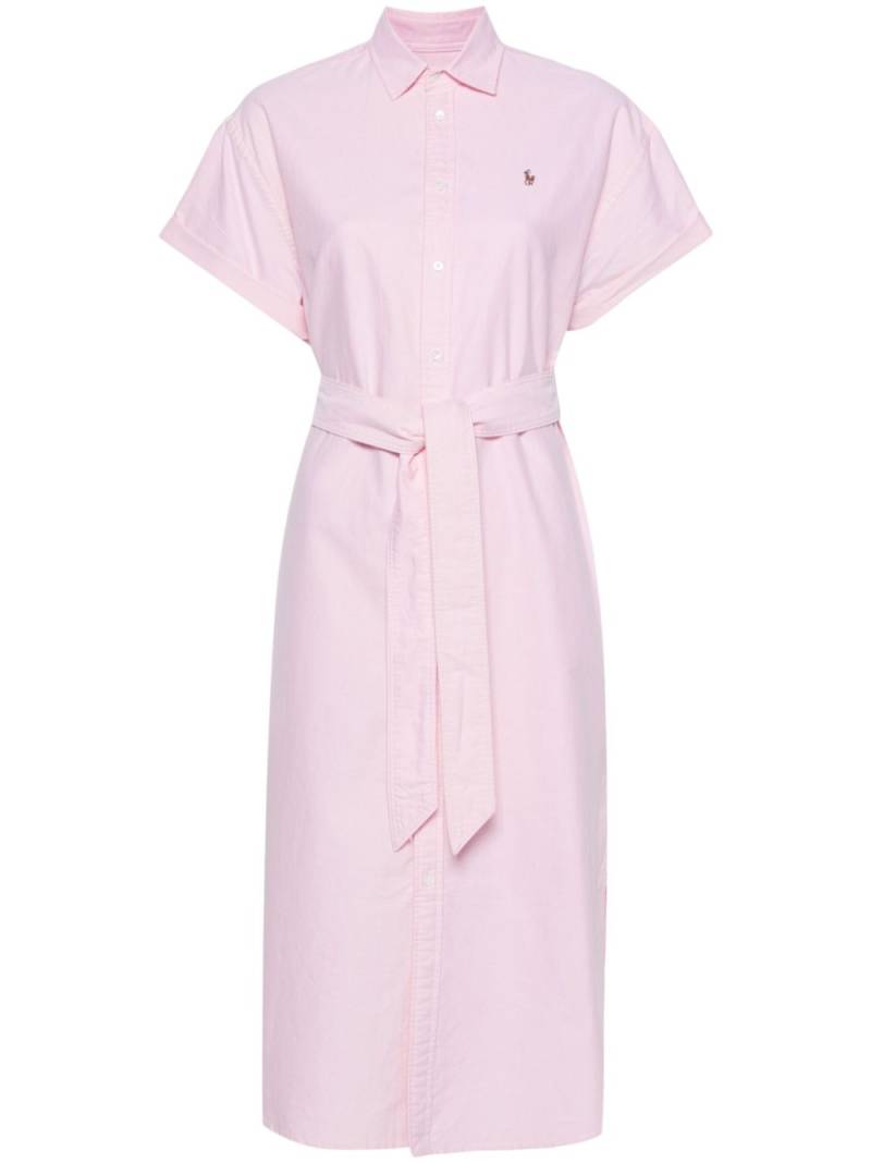 Polo Ralph Lauren Polo Pony-embroidered shirt dress - Pink von Polo Ralph Lauren