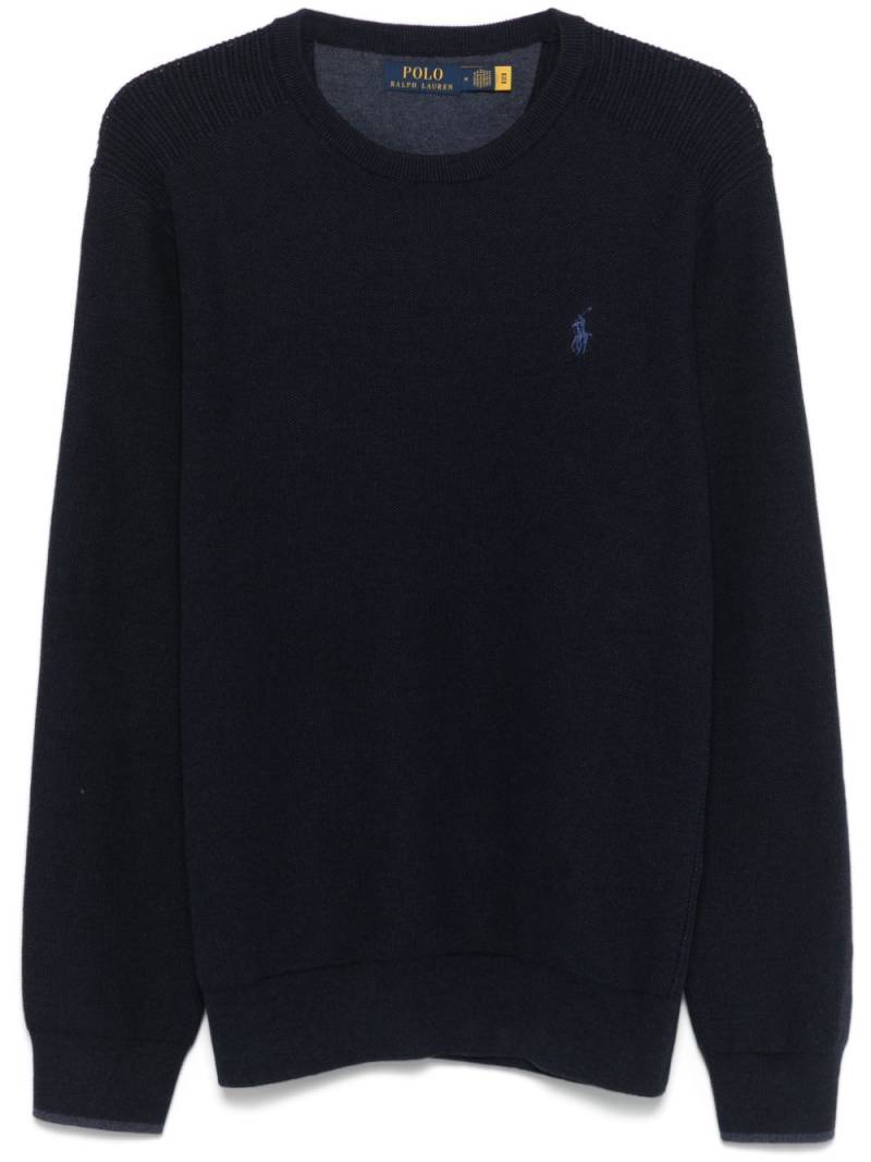 Polo Ralph Lauren Polo Pony-embroidered sweater - Blue von Polo Ralph Lauren