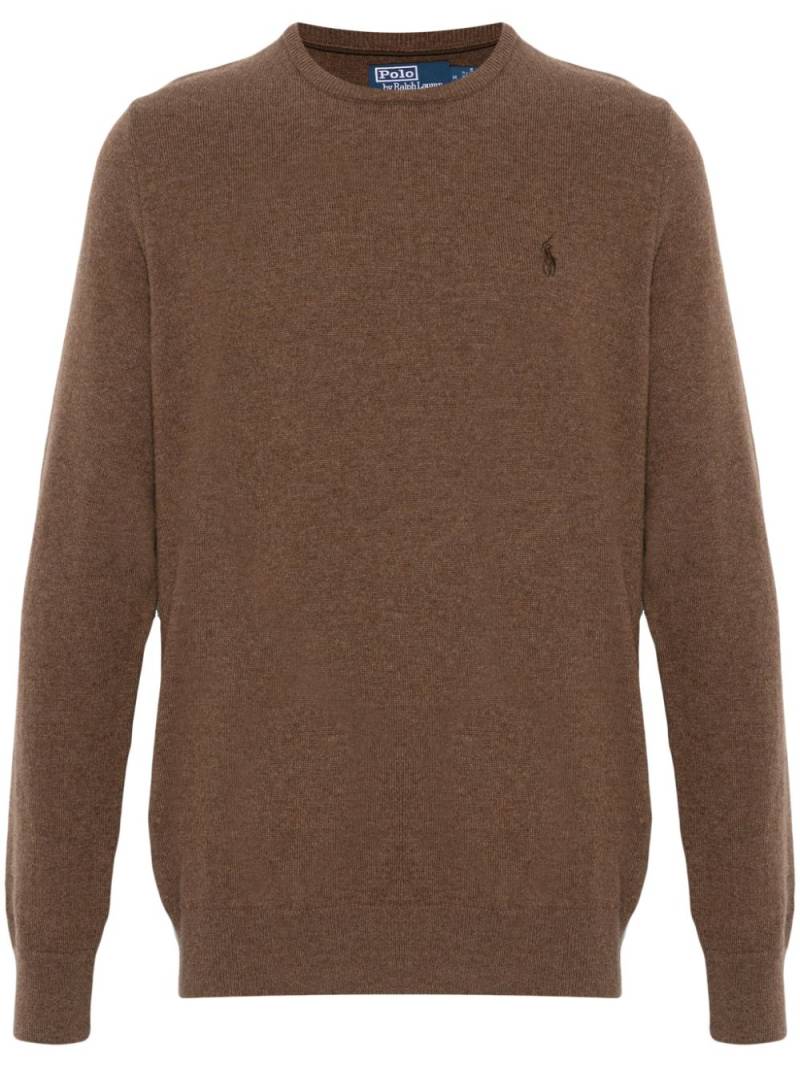 Polo Ralph Lauren Polo Pony-embroidered sweater - Brown von Polo Ralph Lauren